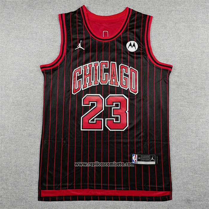 Camiseta Chicago Bulls Michael Jordan NO 23 Statement 2025-26 Negro